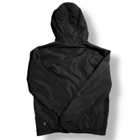 NWOT ZYIA Active Minimalist Hooded Black Bomber / Running Jacket sz XL - Picture 5 of 6